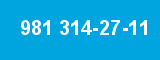 981 314-27-11 981 314-27-11